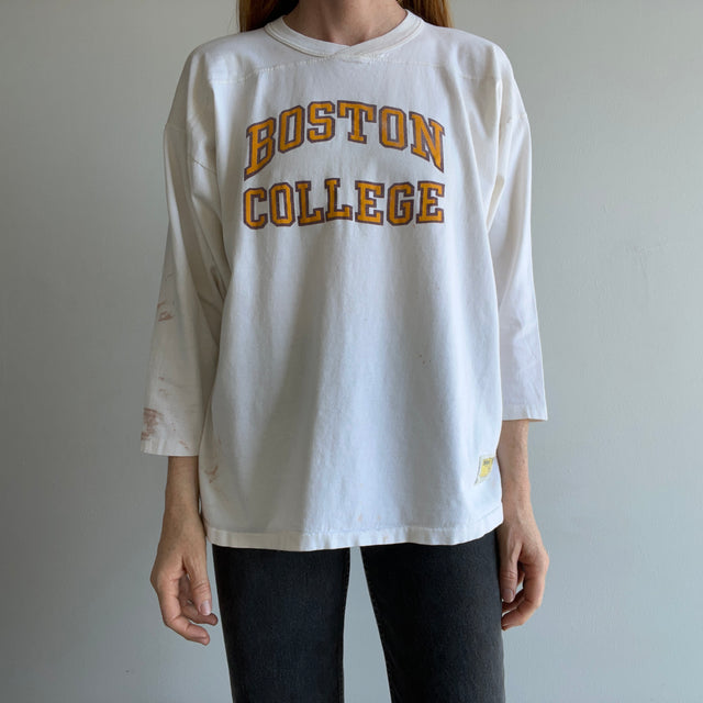 1970s/80s Boston College Ultra Soft Football Shirt by Velva Sheen