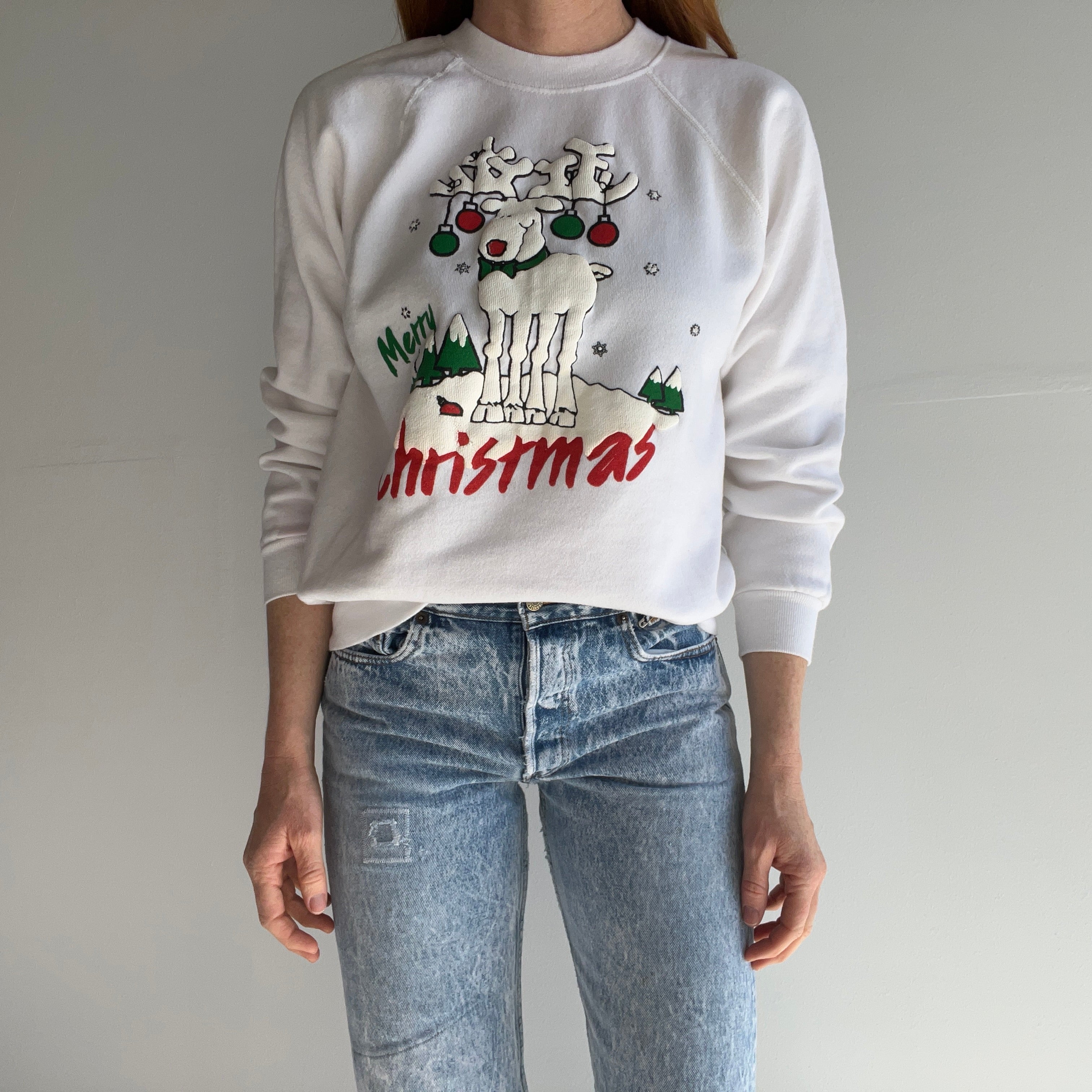 1980s Merry Christmas Sweatshirt