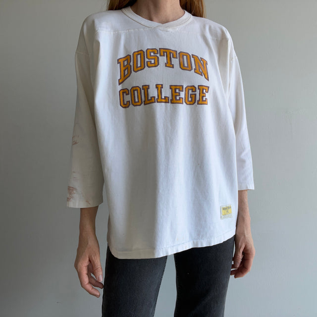 1970s/80s Boston College Ultra Soft Football Shirt by Velva Sheen