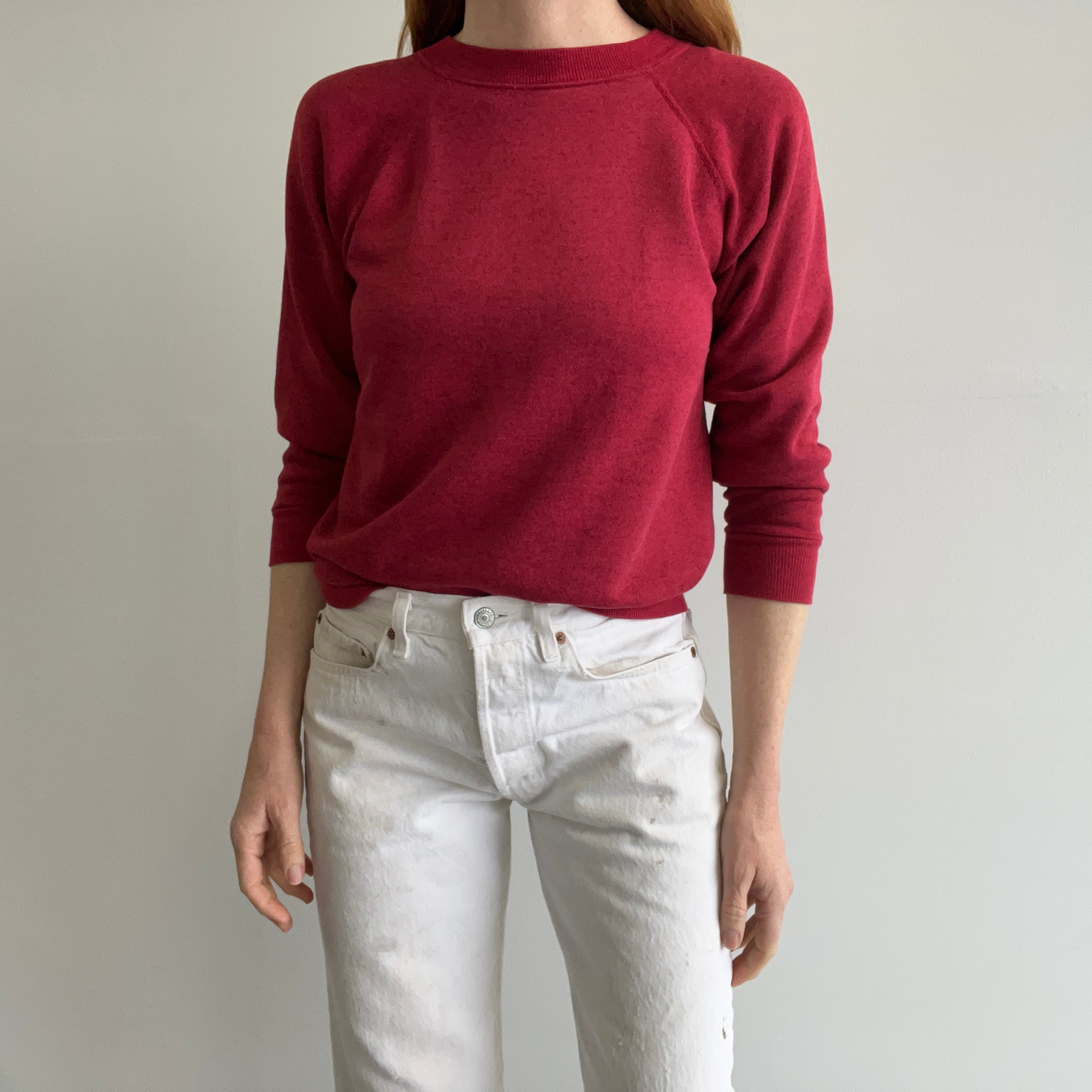 1980s Smaller Red Velvet Cake Raglan Sweatshirt by HHW