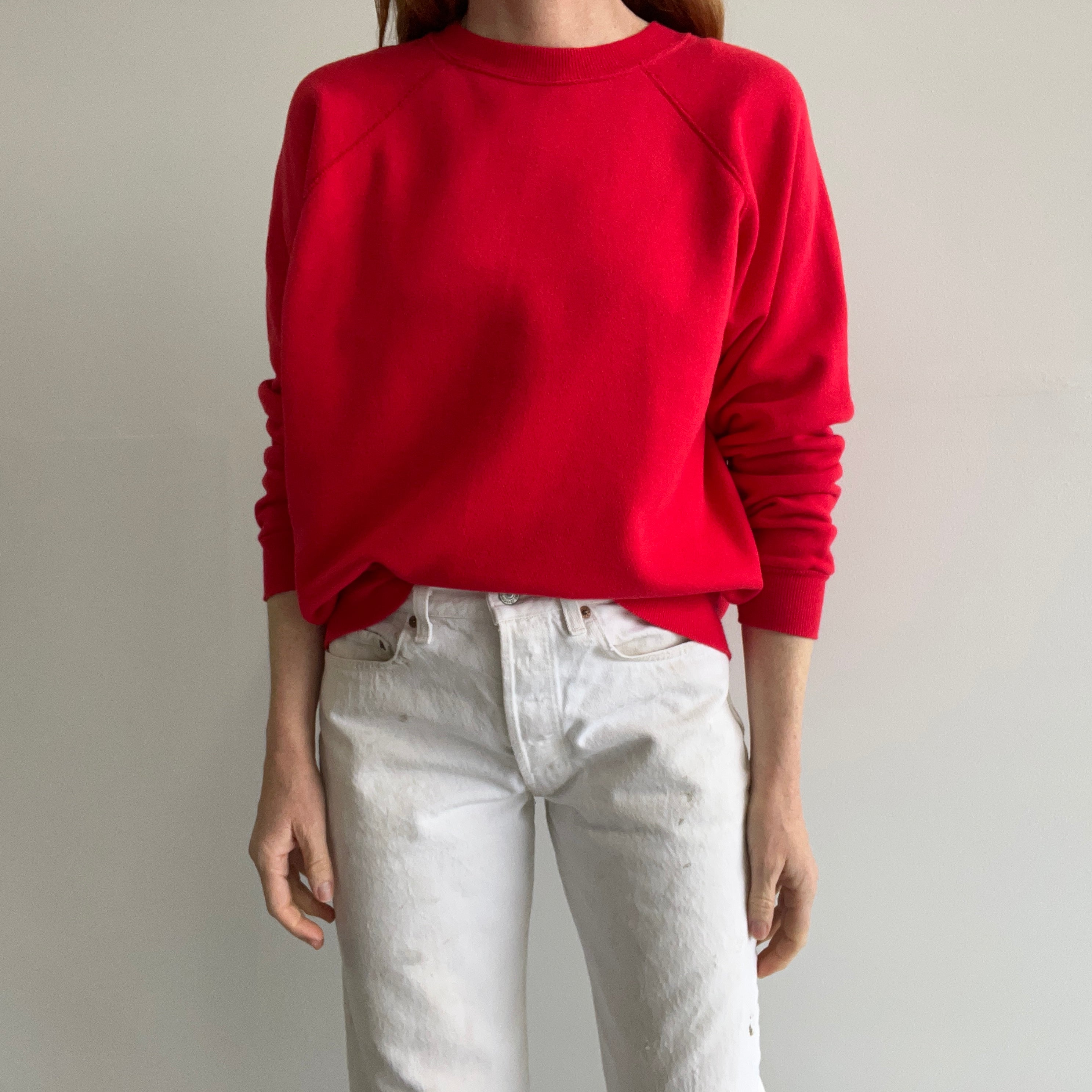 1990s Valentine's Day Red HHW Sweatshirt - Dreamy