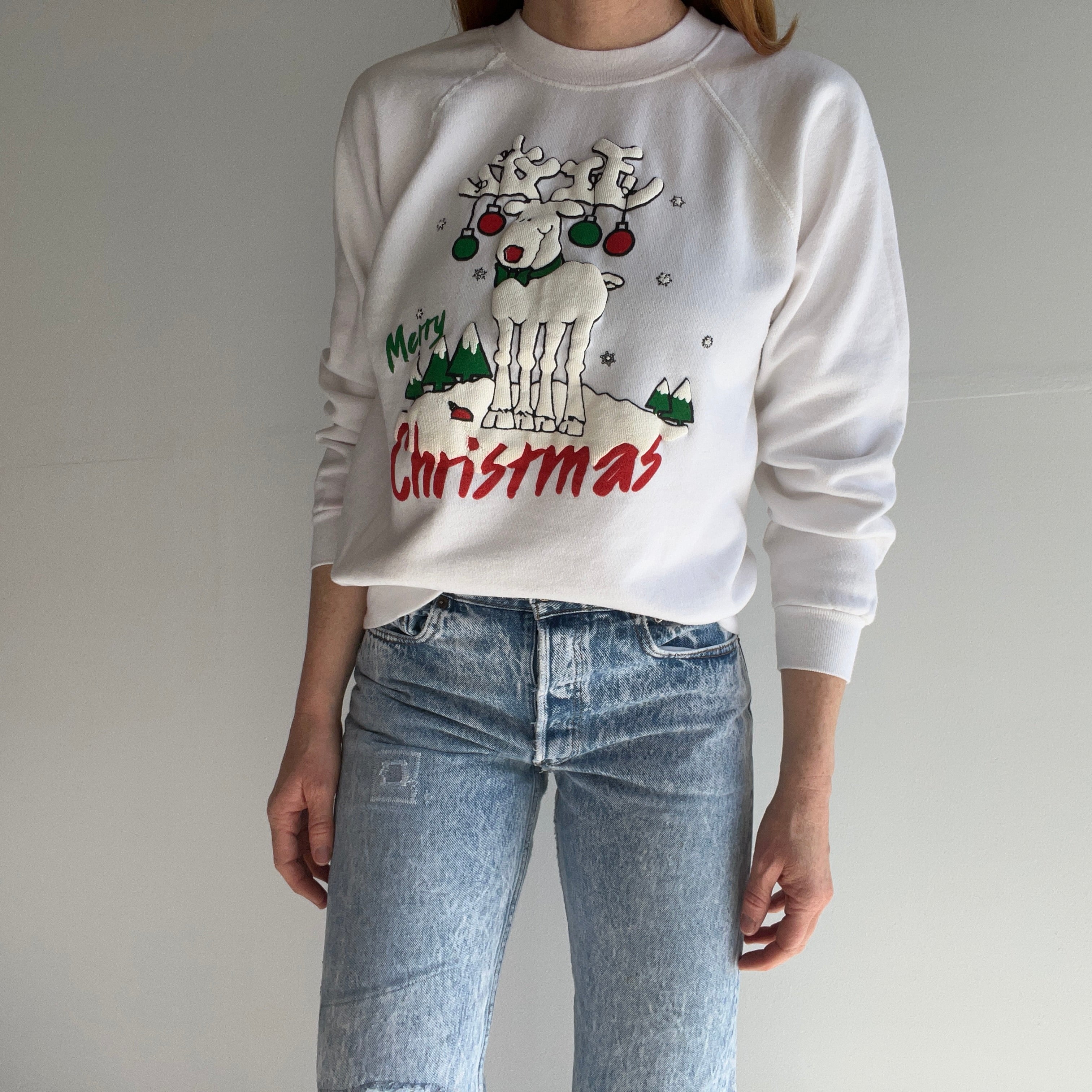 1980s Merry Christmas Sweatshirt