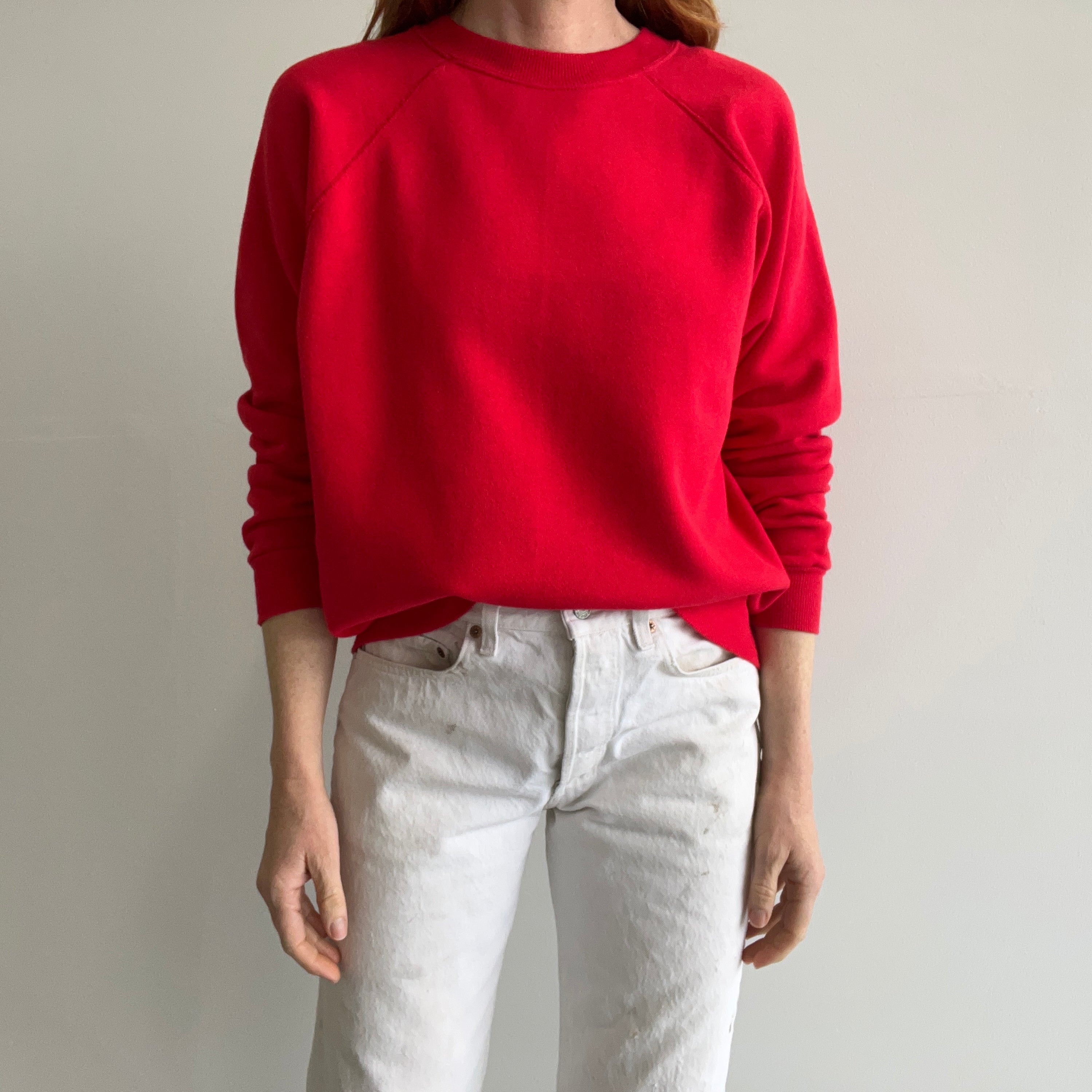 1990s Valentine's Day Red HHW Sweatshirt - Dreamy