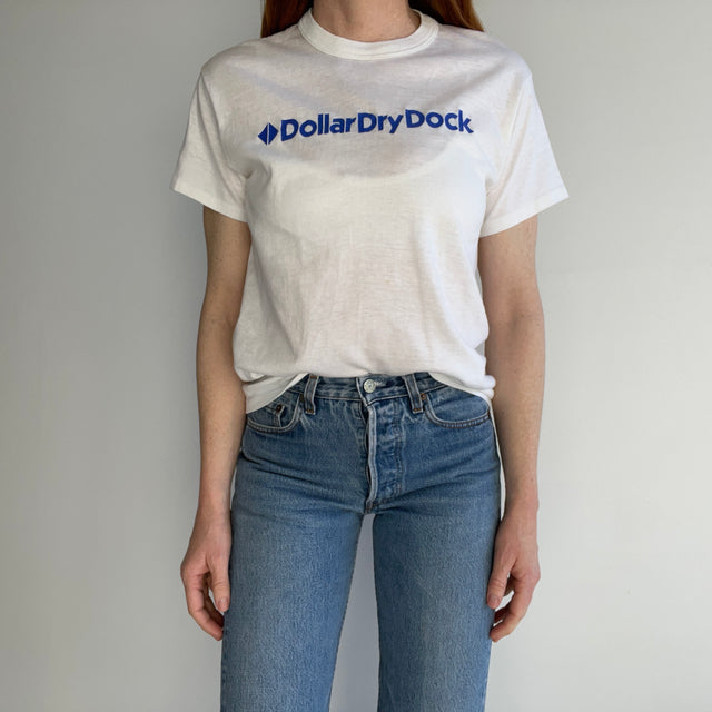 1980s Dollar Dry Dock Thinned Out T-Shirt