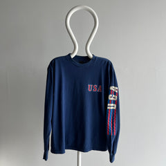 1980s USA Long Sleeve Cotton T-Shirt