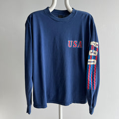 1980s USA Long Sleeve Cotton T-Shirt