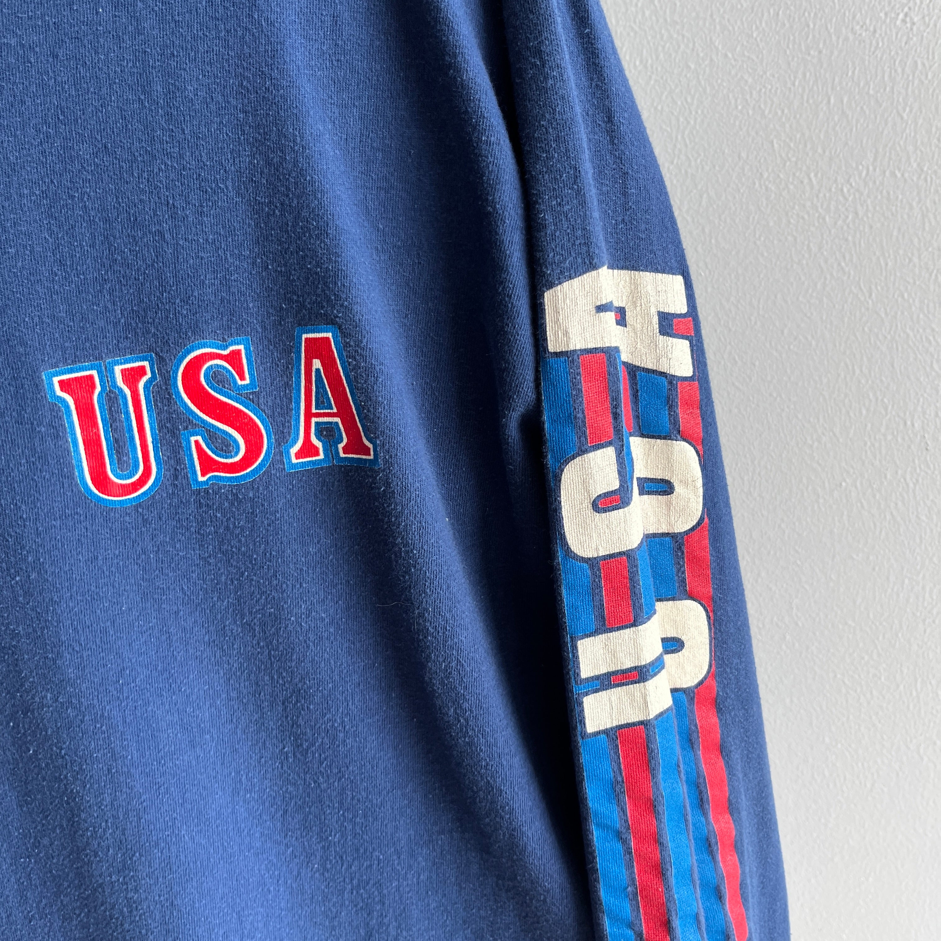 1980s USA Long Sleeve Cotton T-Shirt