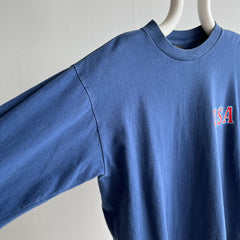 1980s USA Long Sleeve Cotton T-Shirt