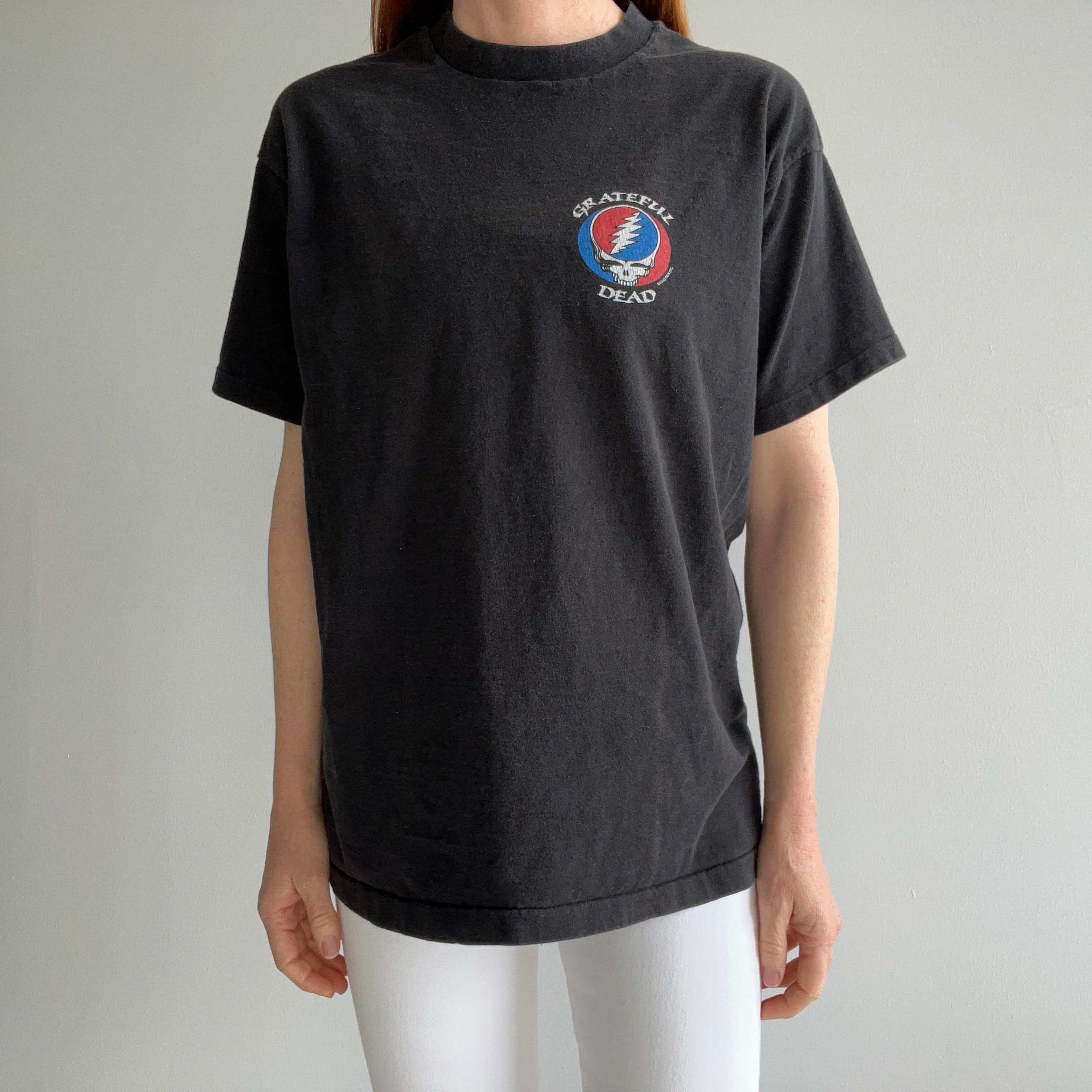1993 Grateful Dead T-Shirt on a Liquid Blue Tag