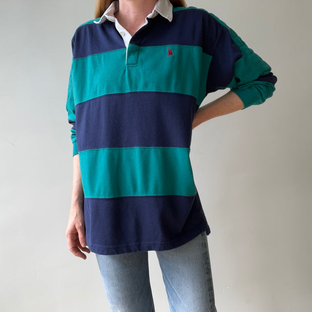1990s Polo Style Rugby Shirt