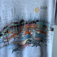 1980s OCEAN CITY Maryland Wrap Around T-Shirt