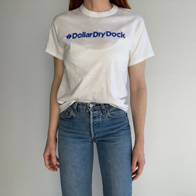 1980s Dollar Dry Dock Thinned Out T-Shirt