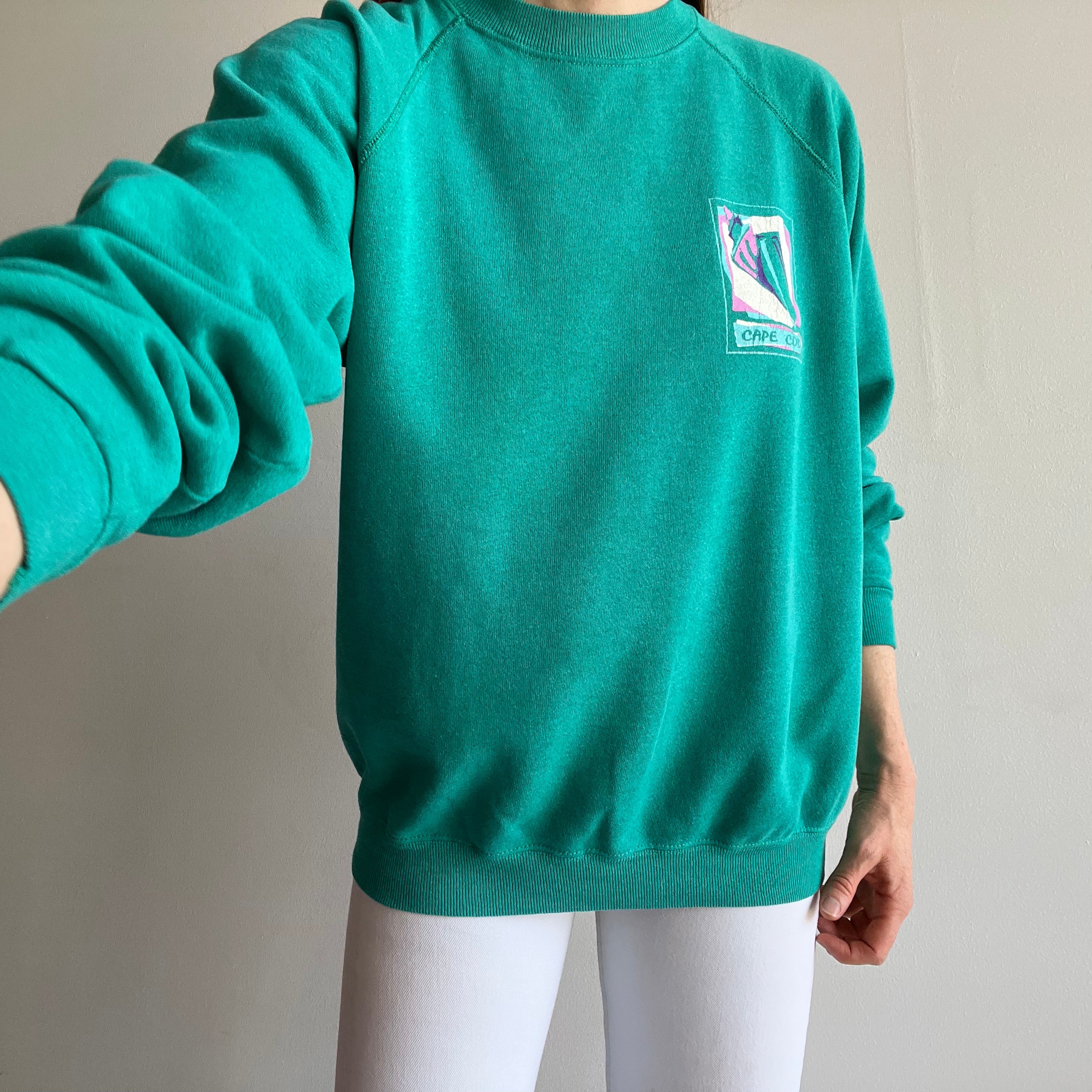 1980s Cape Cod Sweatshirt with Staining