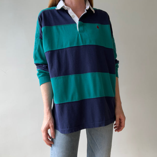 1990s Polo Style Rugby Shirt