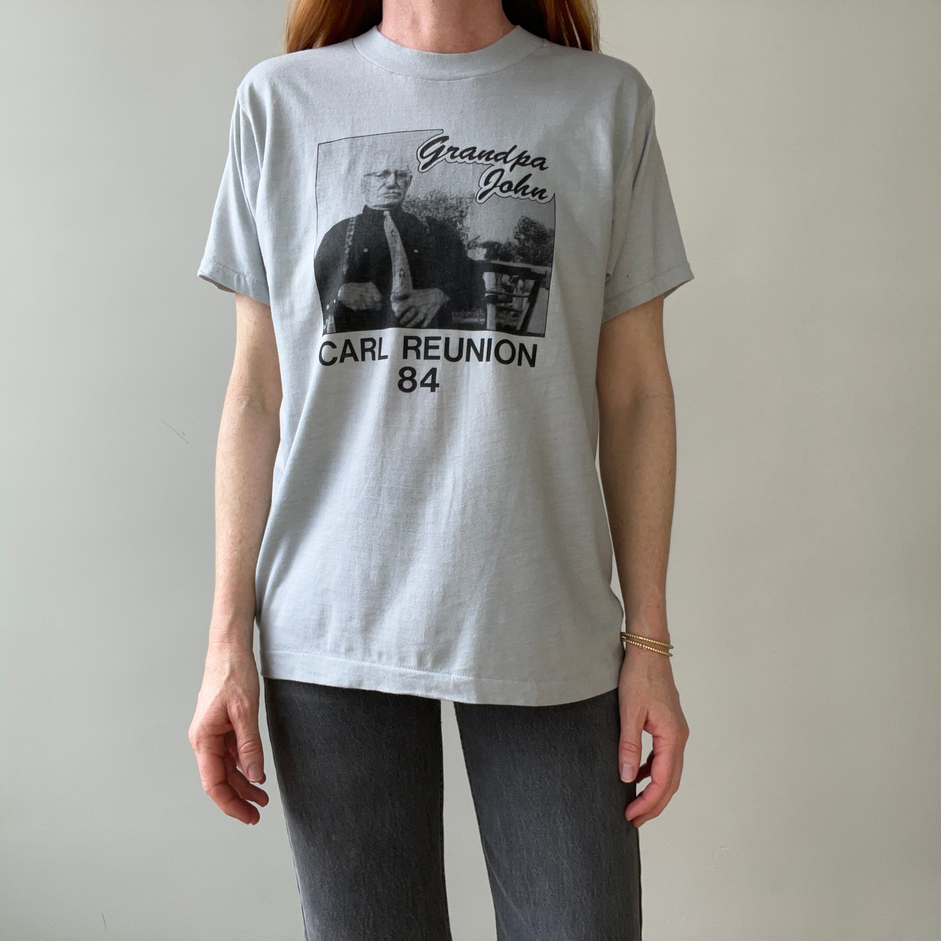 1984 Grey/Blue Grandpa John Carl Reunion