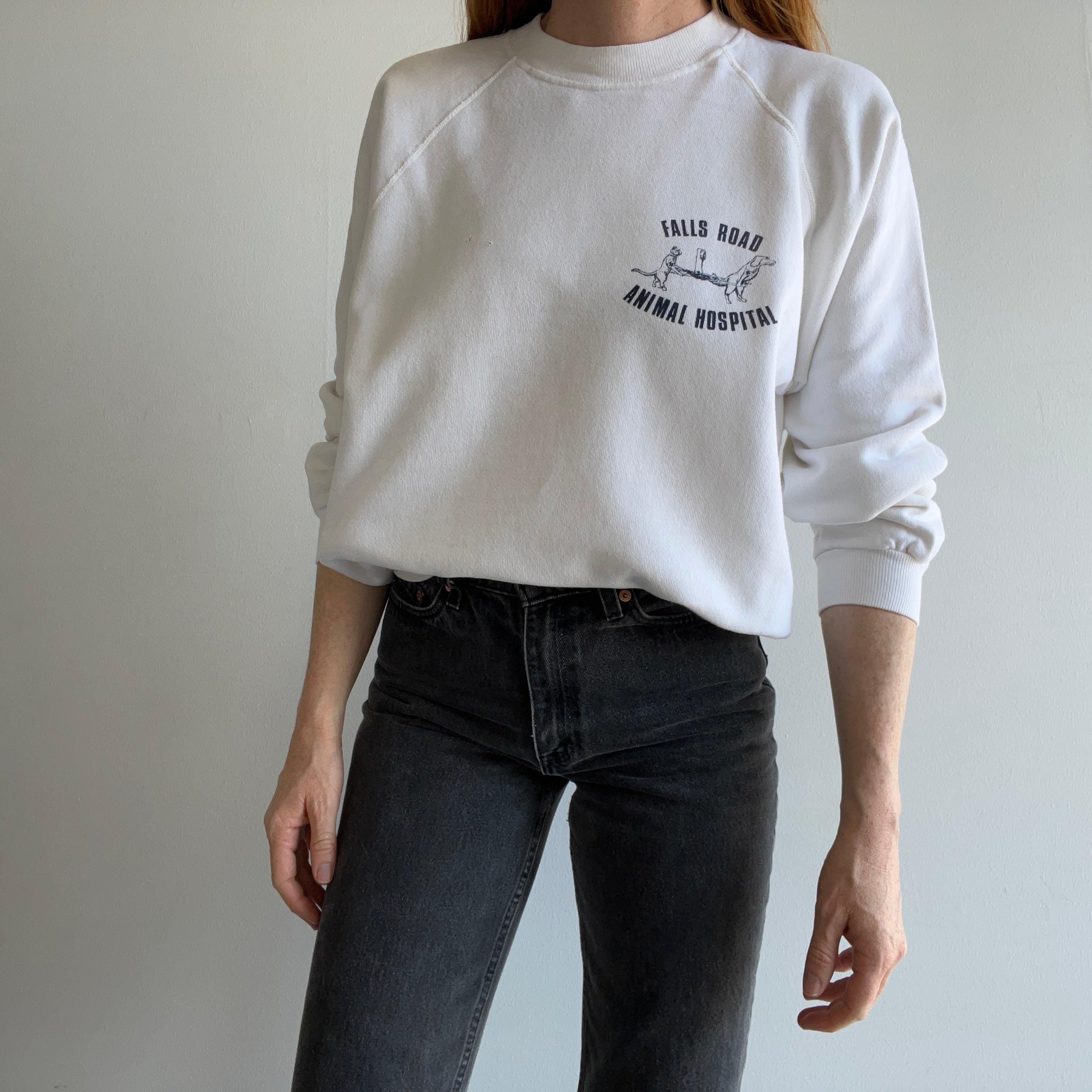 1980s Falls Road Animal Hospital Sweatshirt