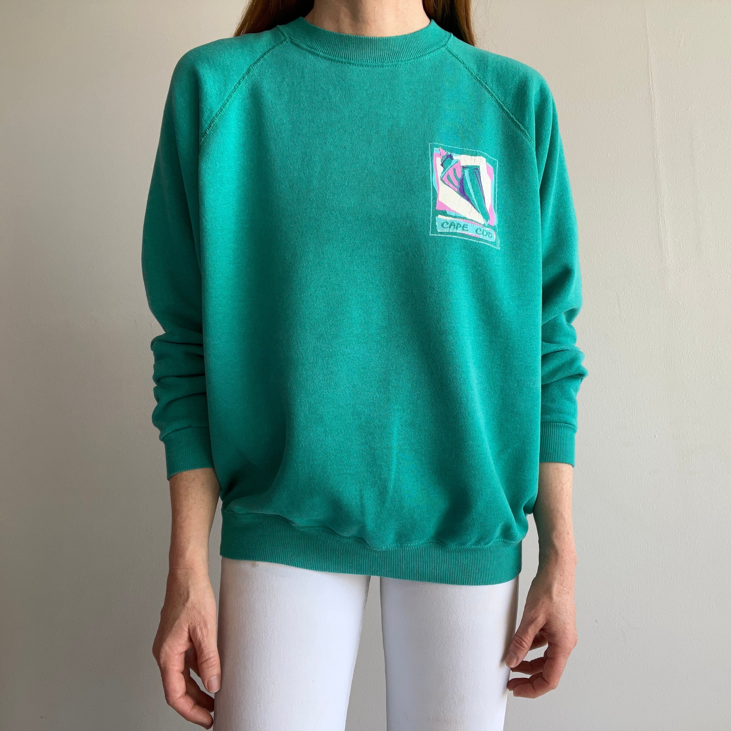 1980s Cape Cod Sweatshirt with Staining