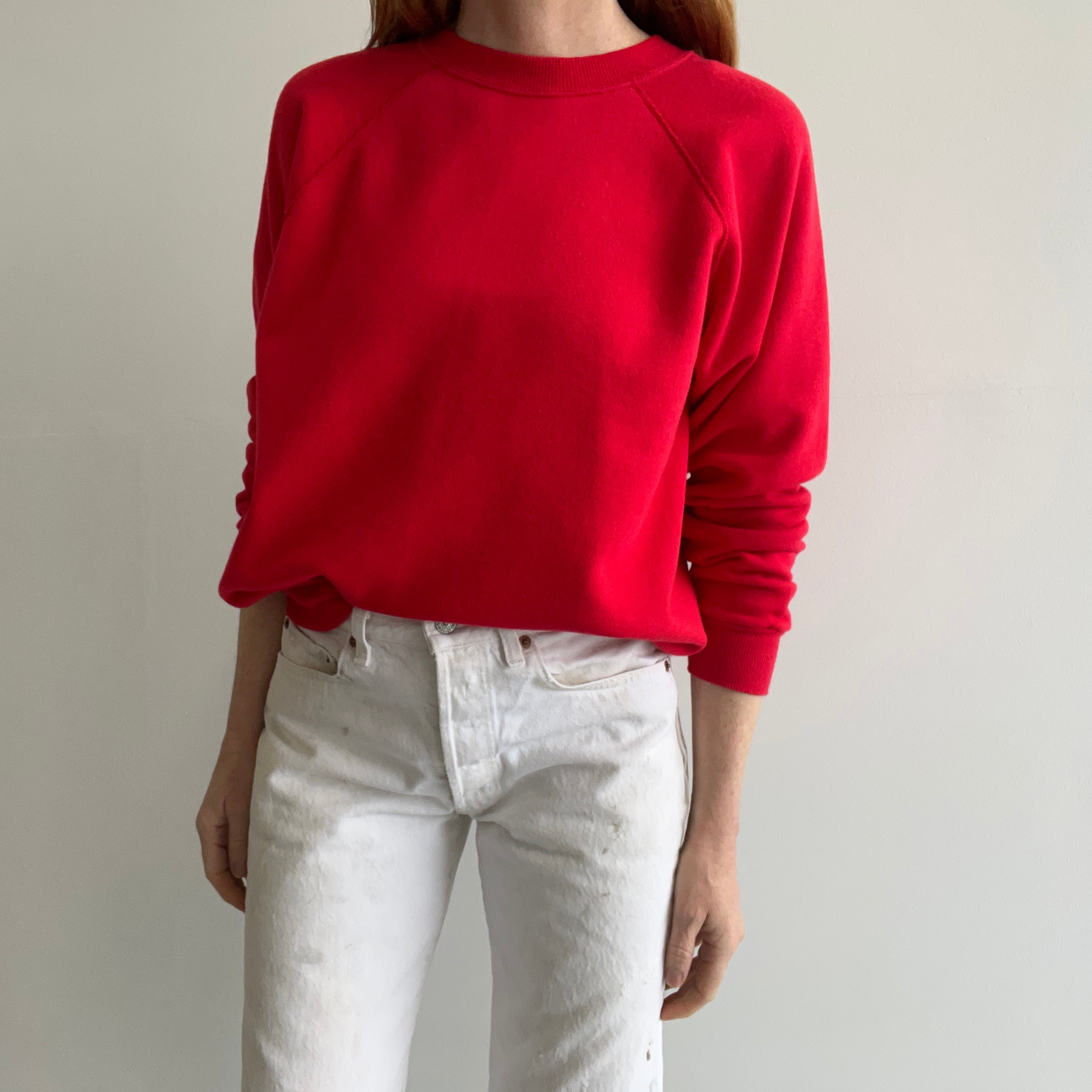 1990s Valentine's Day Red HHW Sweatshirt - Dreamy