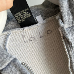 1980s Smaller Insulated Blank Gray Hoodie - Swoon!