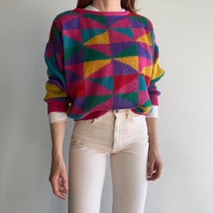 1980s Made in Italy - Gitano - Geometric Sweater