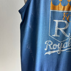 1988 Kansas City Royals Thinned Out and Worn Tank Top