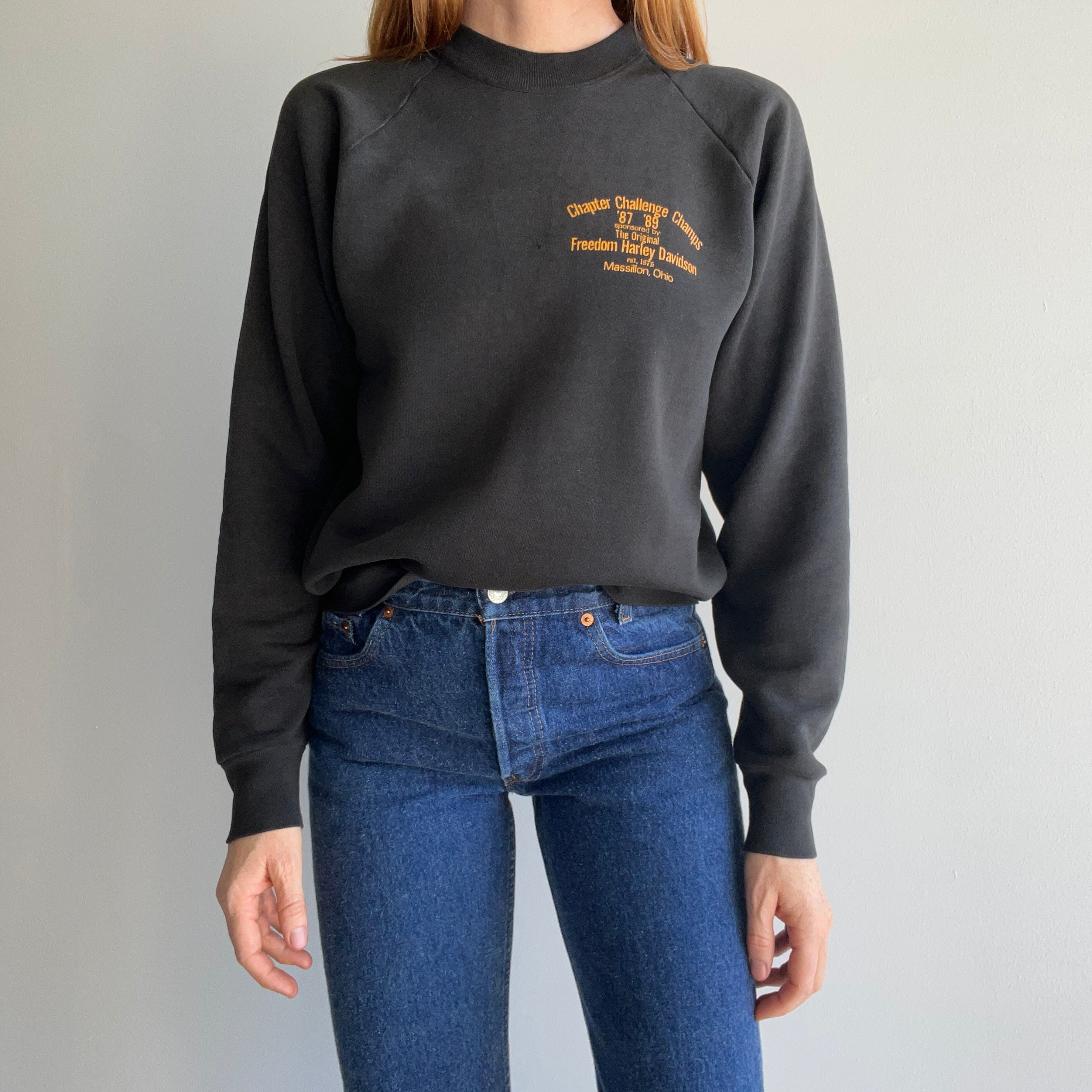 1988/9 Harley Sweatshirt - THE. BACK. SIDE.