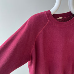 1970/80s Sportswear Perfect Slouchy Chateau (Wink) Colored Raglan Sweatshirt - Personal Collection