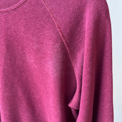 1970/80s Sportswear Perfect Slouchy Chateau (Wink) Colored Raglan Sweatshirt - Personal Collection