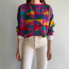 1980s Made in Italy - Gitano - Geometric Sweater