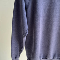 1990s Thinned Out Sun Faded Disheveled Mess (Used To Be) Navy Sweatshirt