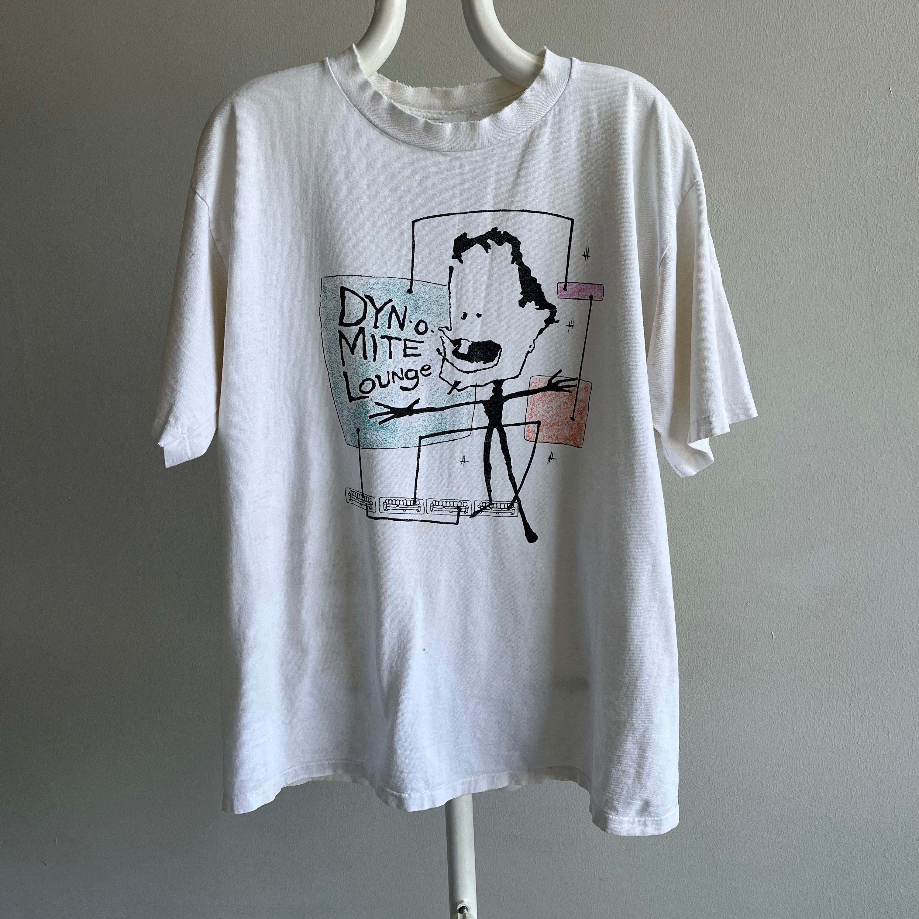 1990s Dyn-o-mite Lounge Worn Out T-Shirt