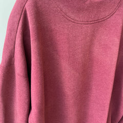 1980/90s Color Block Sweatshirt - Gray and Maroon