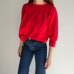 1990s Blank Bright Red Raglan by HHW