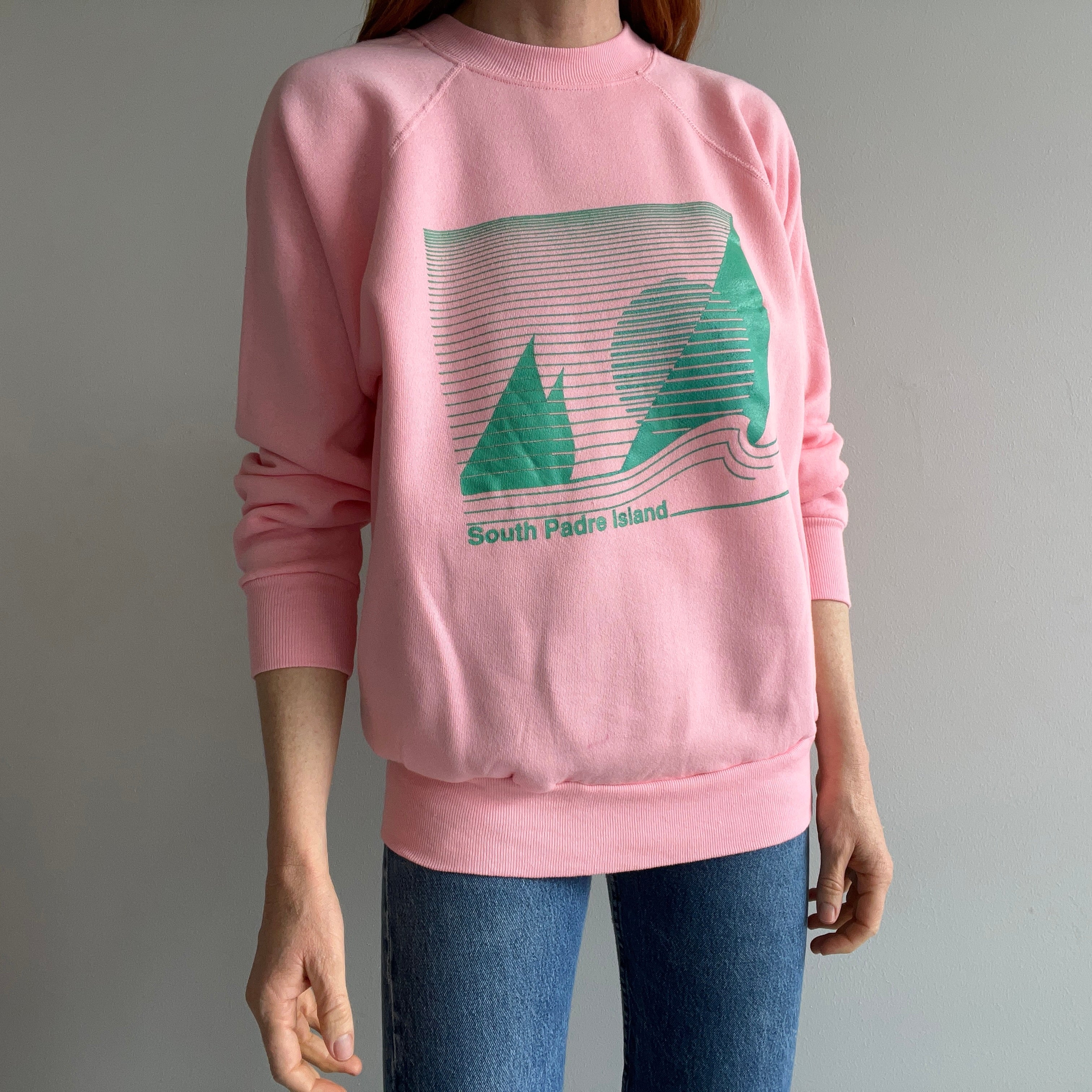 1980/90s South Padre Island Sweatshirt by Velva Sheen