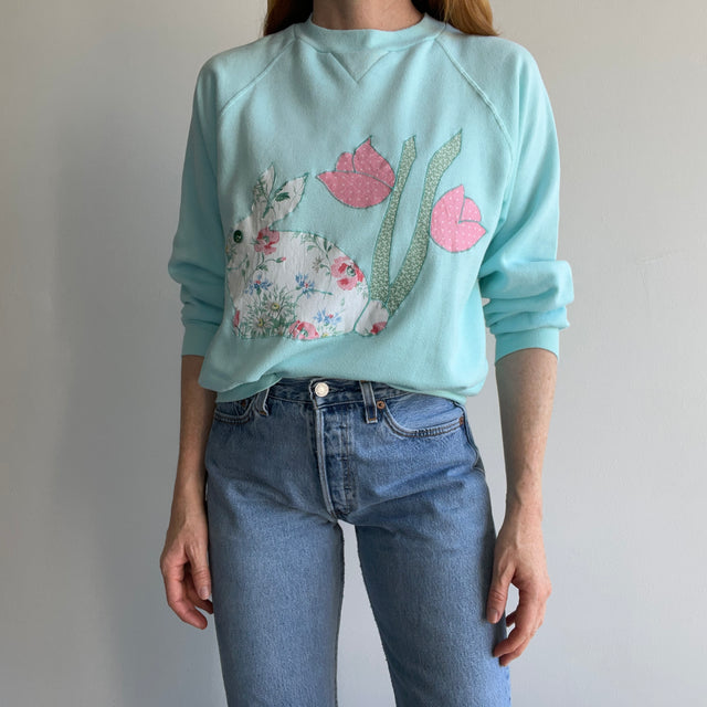 1980s DIY Bunny Sweatshirt - WOWZA