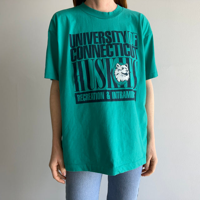 1980/90s U Conn Natural High Front and Back T-Shirt (the backside)