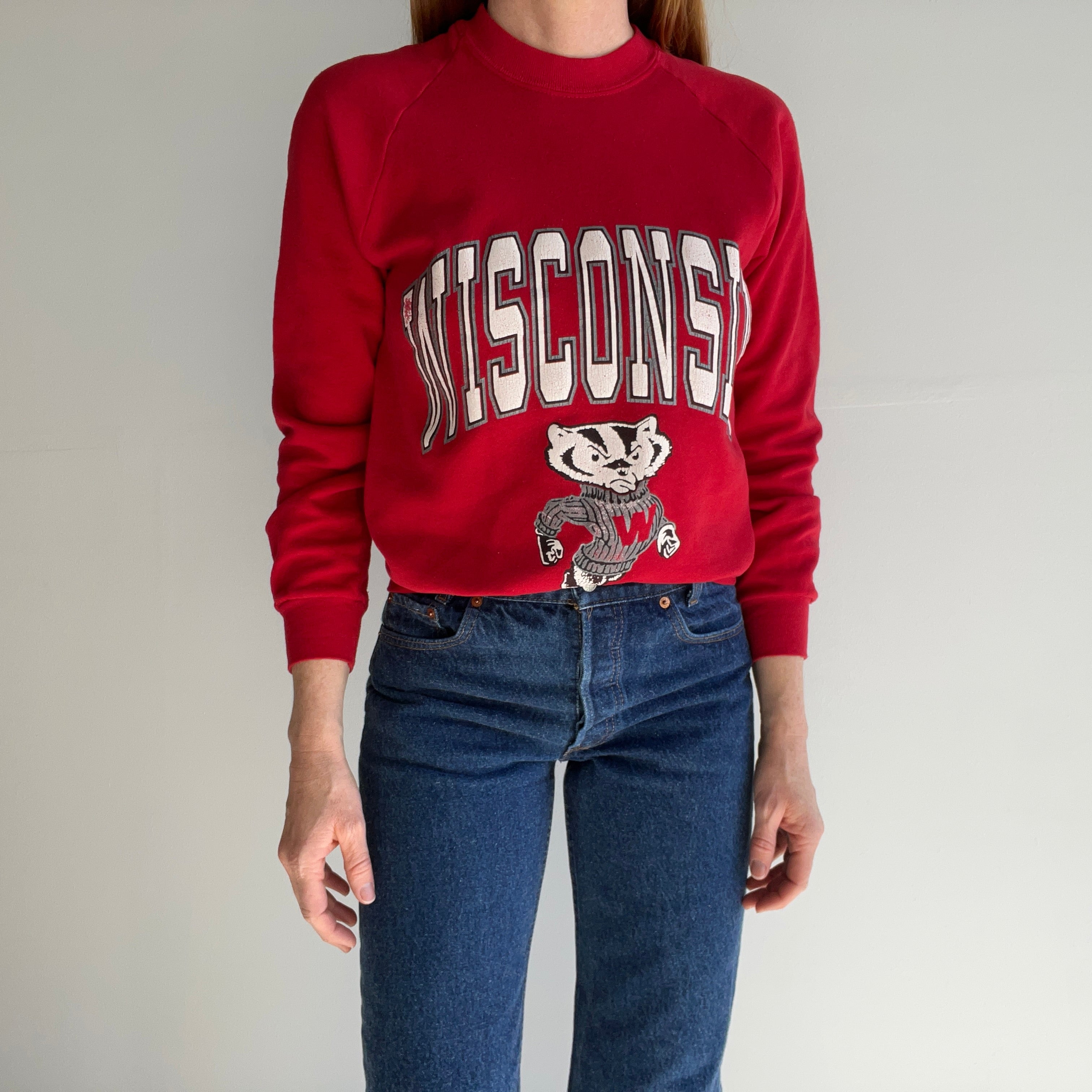 1980s Wisconsin University Sweatshirt - YES!!!!