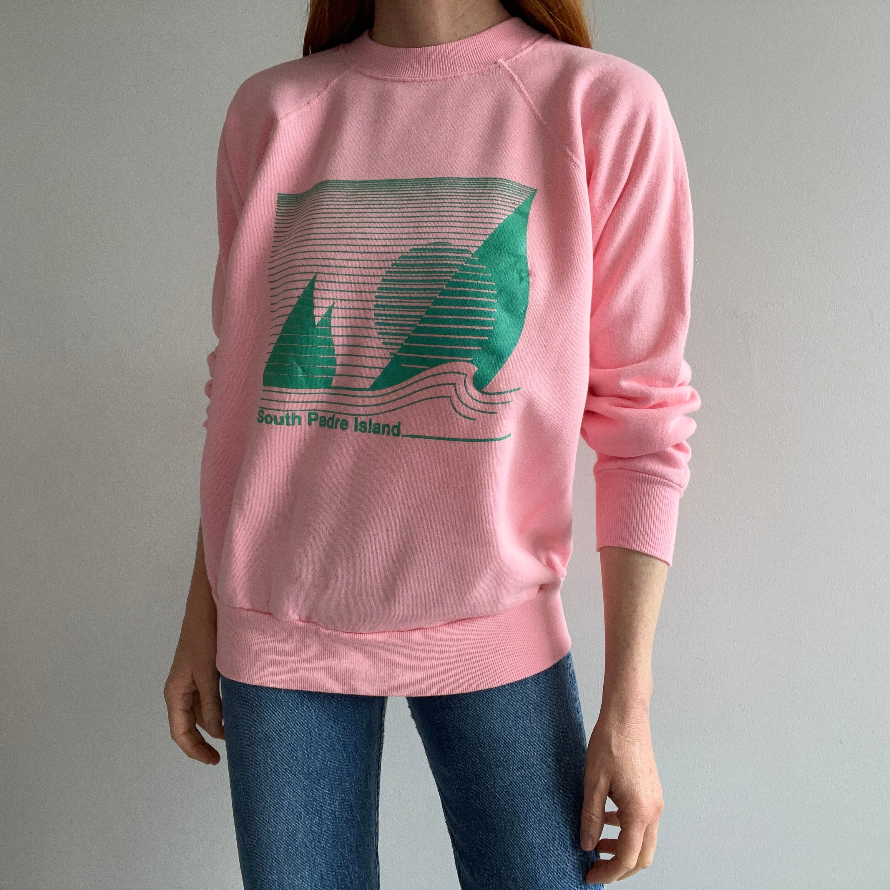 1980/90s South Padre Island Sweatshirt by Velva Sheen