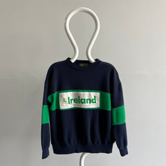 1980s Made In Ireland, Ireland Color Block Sweatshirt