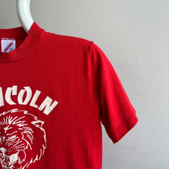 1980s Lincoln Lions Smaller School T-Shirt