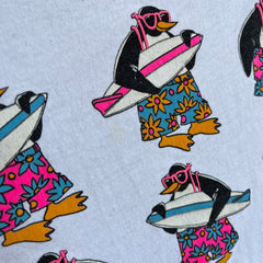 1980/90s Surfer Penguins in Sunnies T-Shirt