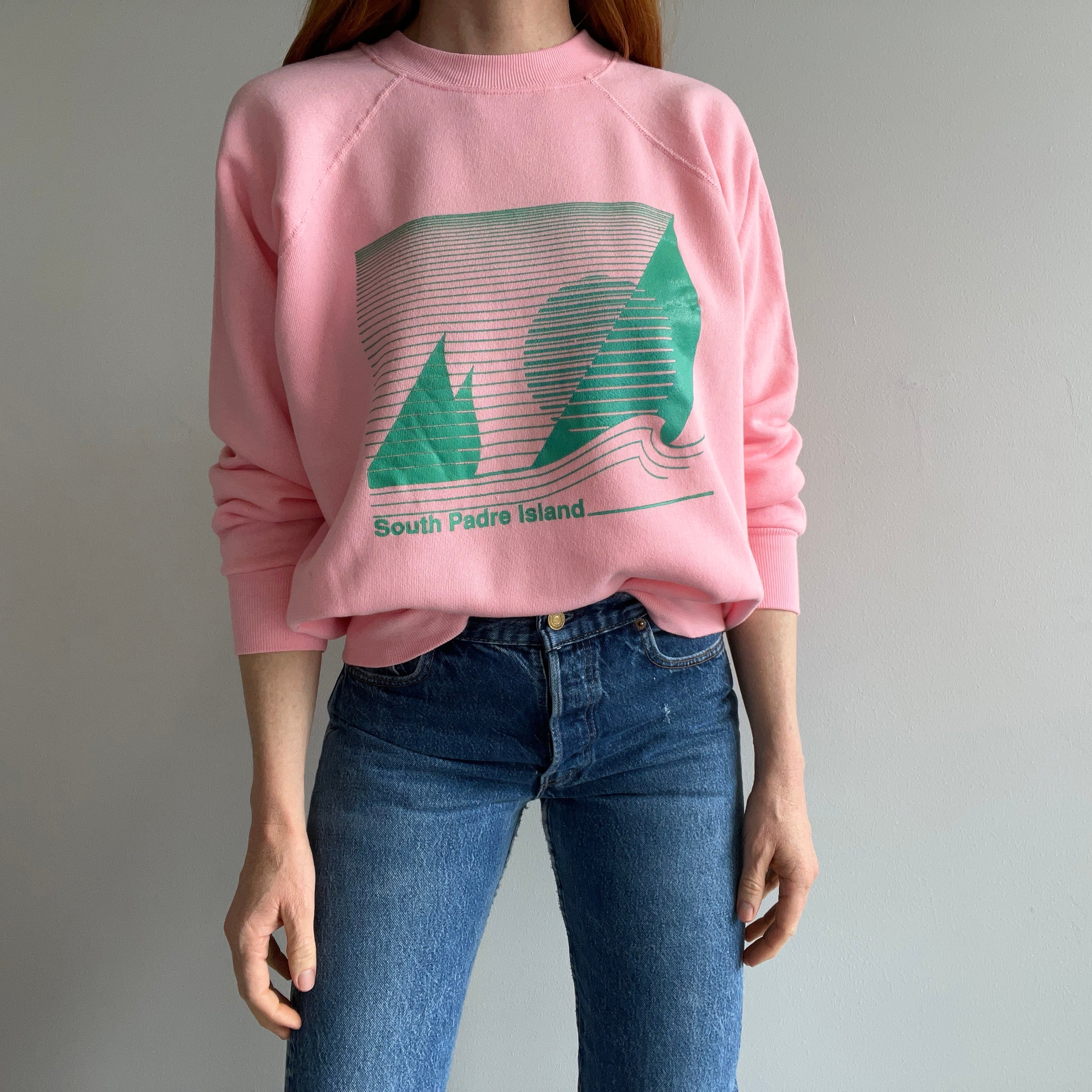 1980/90s South Padre Island Sweatshirt by Velva Sheen