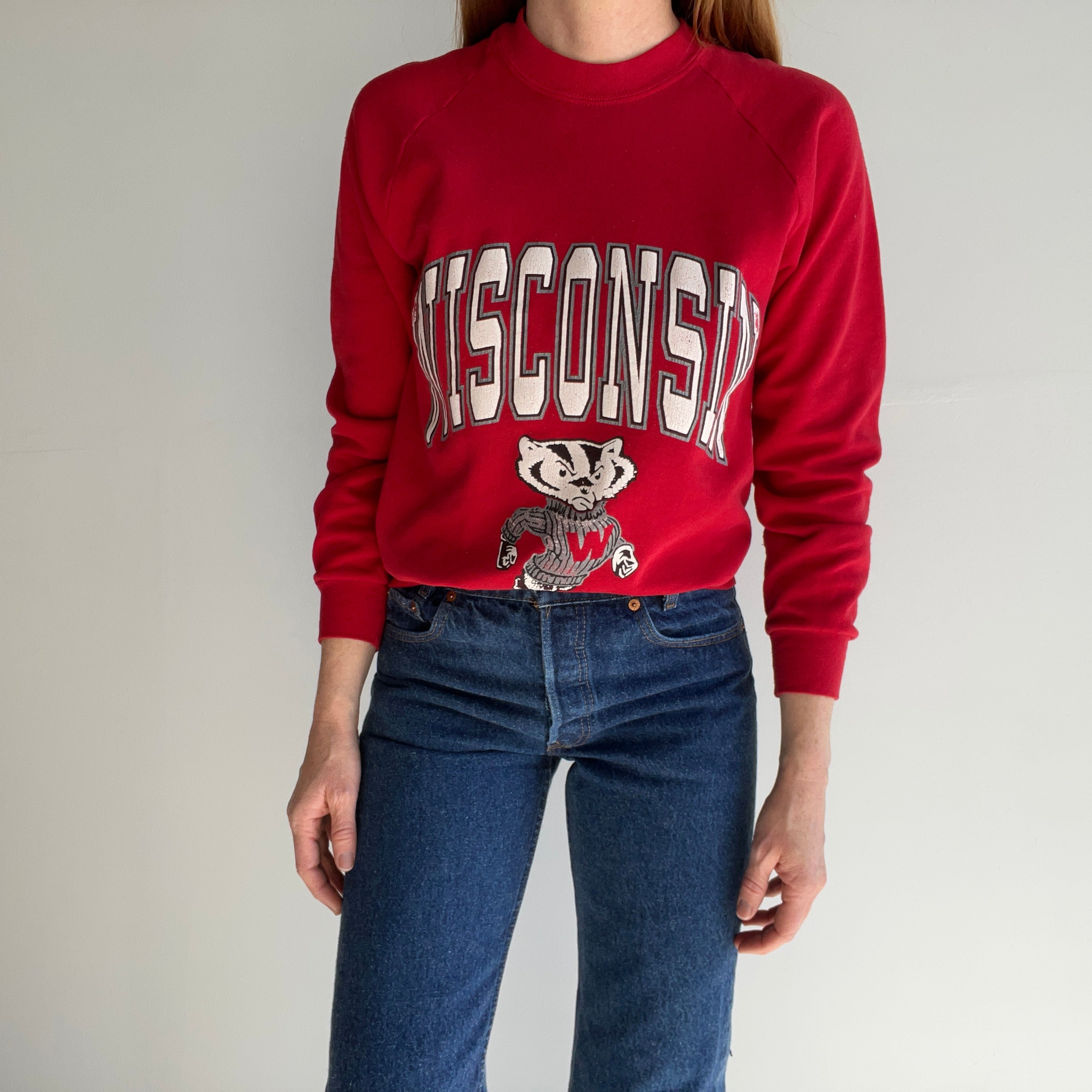 1980s Wisconsin University Sweatshirt - YES!!!!