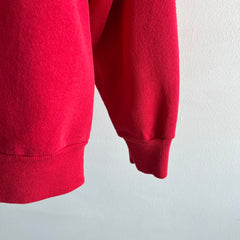 1990s Blank Red Sweatshirt by Saturday's Harbo