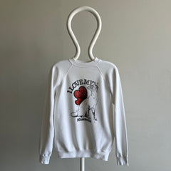 1980s I love my Siamese Cat Worn Out Sweatshirt