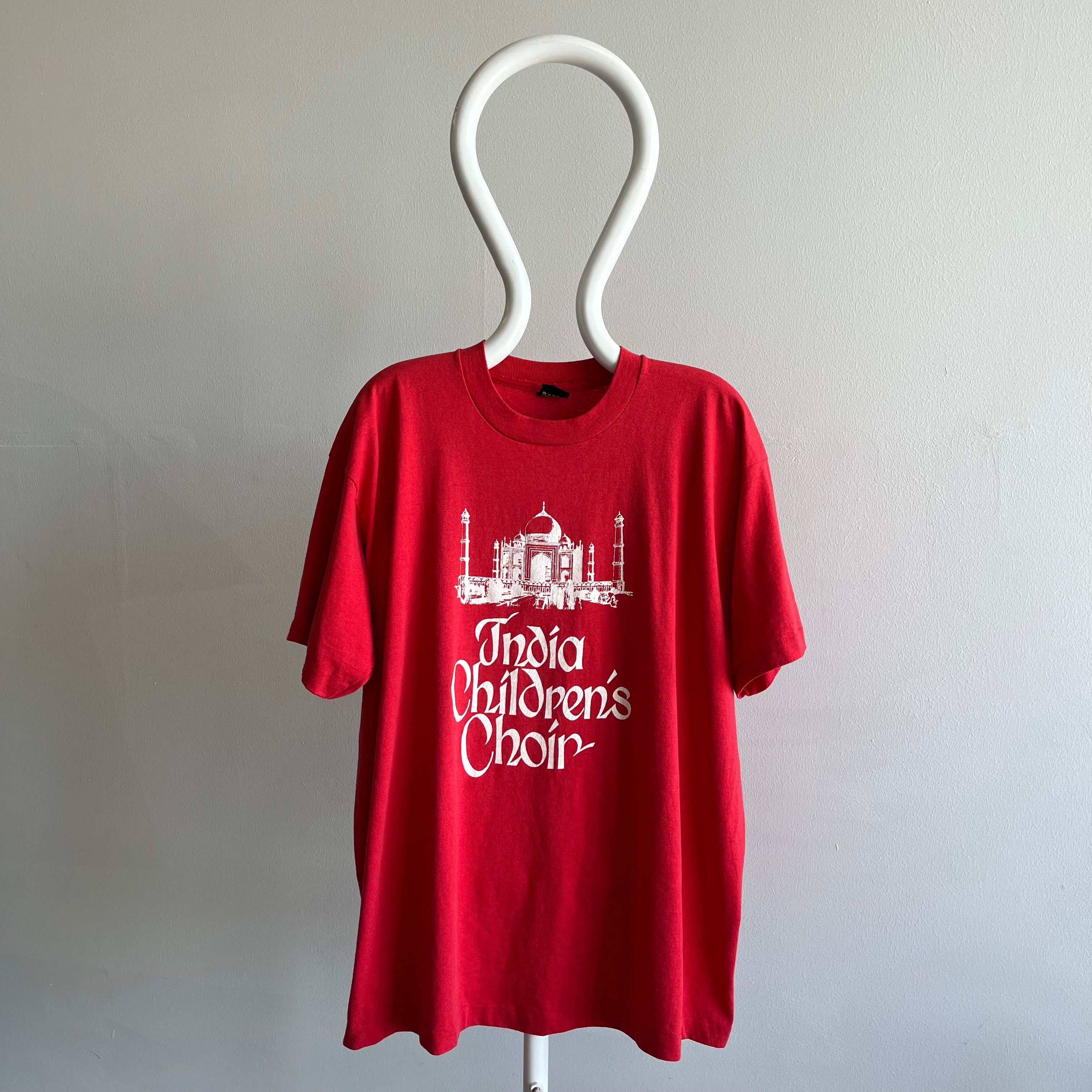 1980/90s India's Children Choir USA Concert Tour T-SHirt