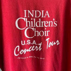 1980/90s India's Children Choir USA Concert Tour T-SHirt