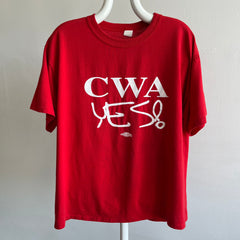 1970s Communications Workers of America Union CWA Yes! T-Shirt