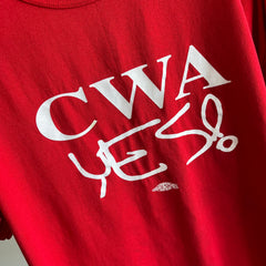 1970s Communications Workers of America Union CWA Yes! T-Shirt