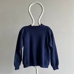 1980s Blank Navy Sweatshirt